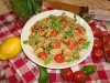 Whole Grain Pasta with Mussels and Cherry Tomatoes