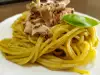 Chicken and Pesto Spaghetti