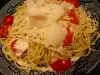 Spaghetti with Pesto and Tomatoes