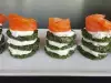 Spinach Bites with Smoked Salmon