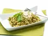 Bulgur with Spinach and Walnuts