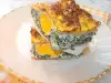 Spring Filo Pastry Pie with Spinach and Egg Yolks