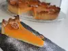 Pastel de calabaza con nata y nueces