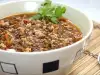 French Lentil Soup with Bulgur