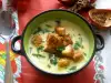 Potato Cream Soup with Cream Cheese