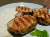 Grilled Pork Tenderloin with Blue Cheese Sauce