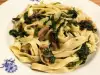 Tagliatelle with Mushrooms and Spinach