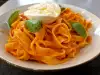 Tagliatelle cu Burrata