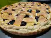 Tarte mit frischen Heidelbeeren