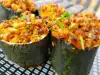 Stuffed Zucchini with Minced Meat and Buckwheat