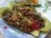 Zucchini with Spinach and Crab Sticks