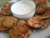 Fried Zucchini with Garlic Sauce