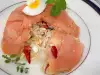 Rice Salad and Smoked Salmon Timbale