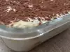 Tiramisu with Cottage Cheese and Cream Cheese