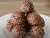 Truffels met dadels en bosbessen