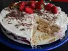 Biscuit Cake with Mascarpone and Strawberries