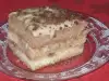 Cake with Homemade Cream and Walnuts