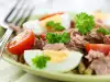 Warm Salad with Tuna Fish