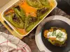 Pimientos rellenos (receta vegetariana)