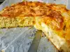 Twisted Filo Pastry Pie with Bulgur and White Cheese