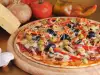 Pizza with Peppers and Cheese