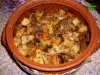 Rabbit with Veggies in a Clay Pot