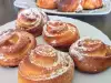 Rose Breakfast Rolls with Turkish Delight