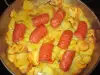 Baked Potatoes with Sausages