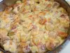 Casserole with Potatoes, Bacon and Feta Cheese