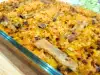 Arroz al horno con chucrut y costillas