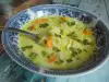 Vegetable Soup with Milk and Turmeric